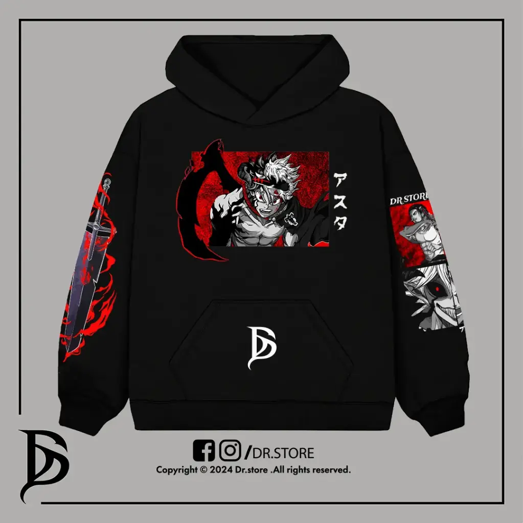 Asta - black clover /Hoodie